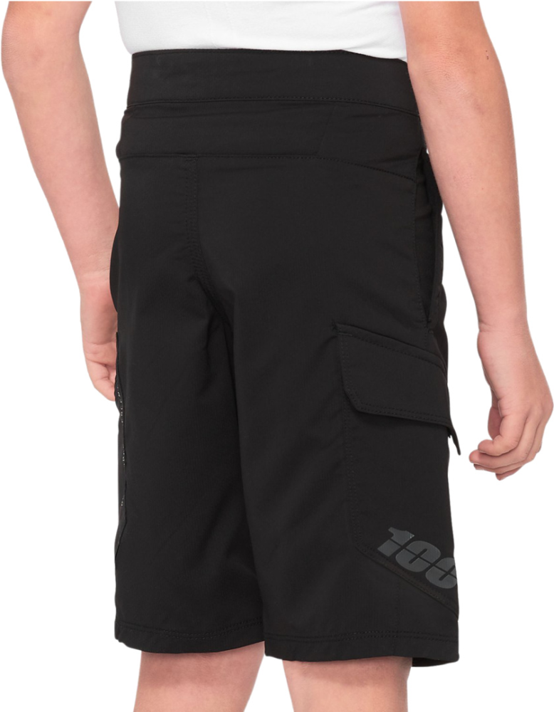 100percent Kinder Shorts Ridecamp schwarz 24