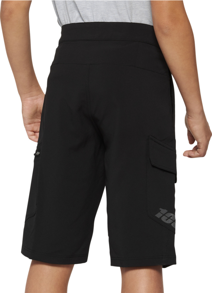 100percent Shorts Ridecamp Youth w-Liner schwarz 26