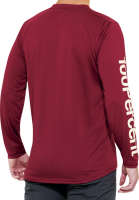 100percent Airmatic Long Sleeve Jersey merlot L