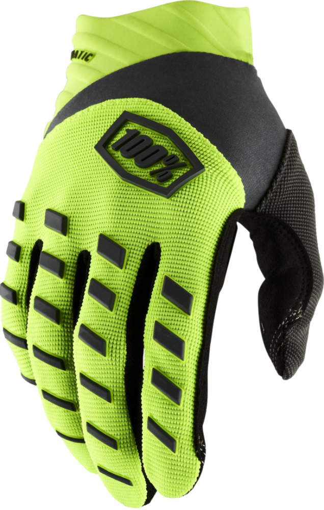 100percent Airmatic Gloves Fluo Yellow-Black Yellow XXL