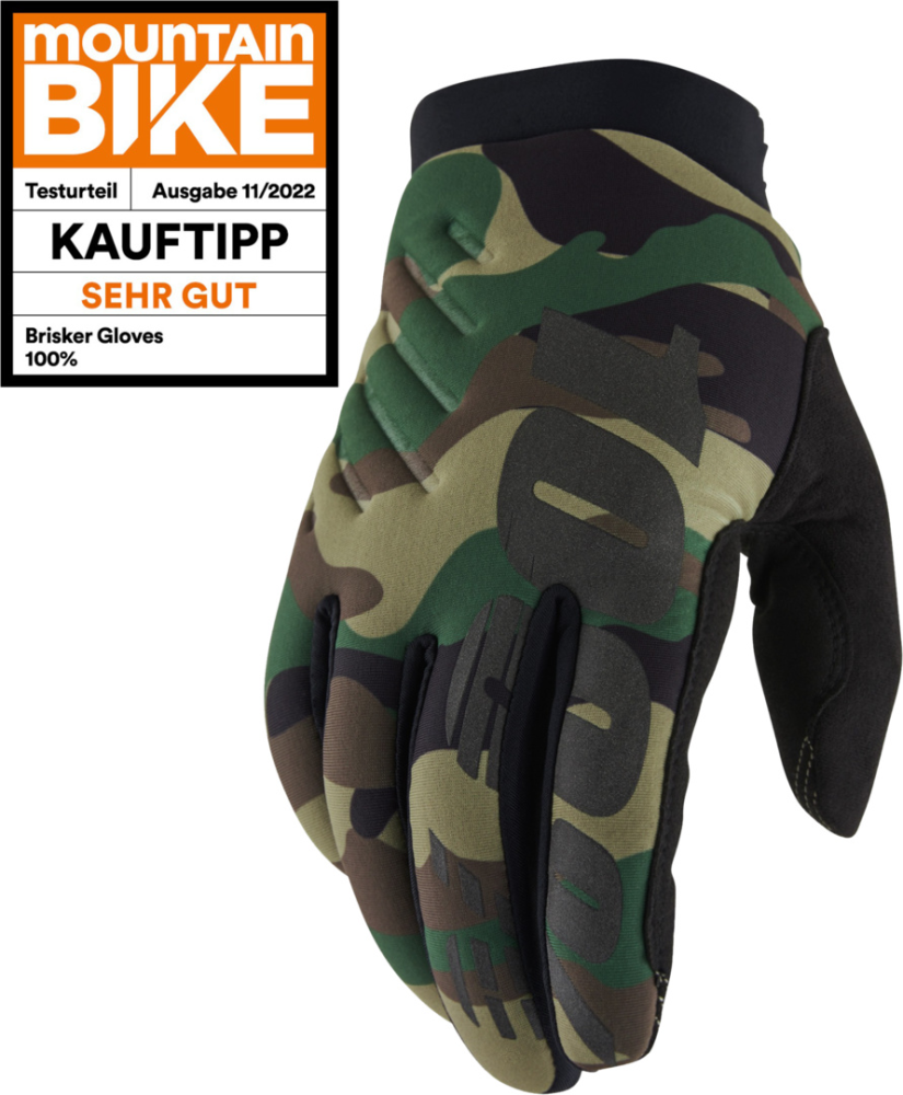100percent Handschuhe Brisker camouflage S