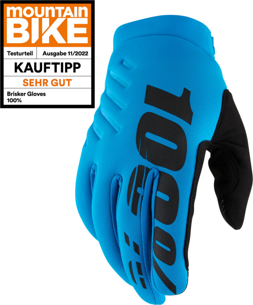 100percent Handschuhe Brisker türkis L