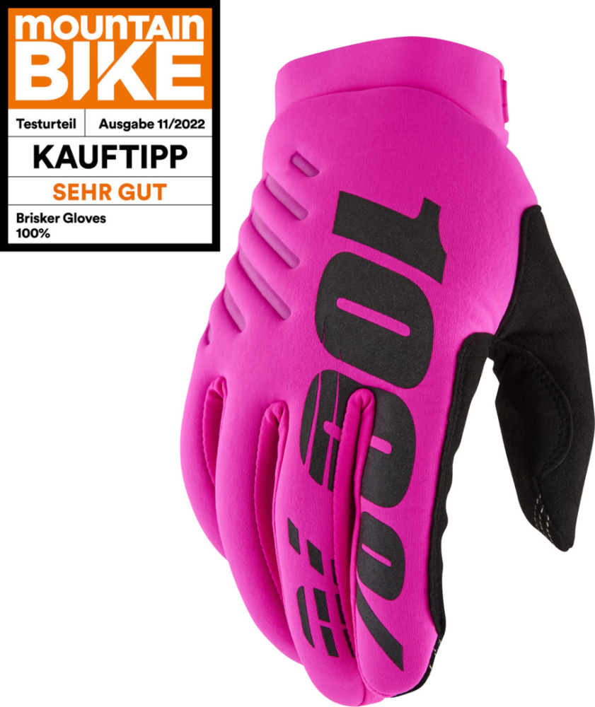 100percent Damen Handschuhe Brisker pink XL