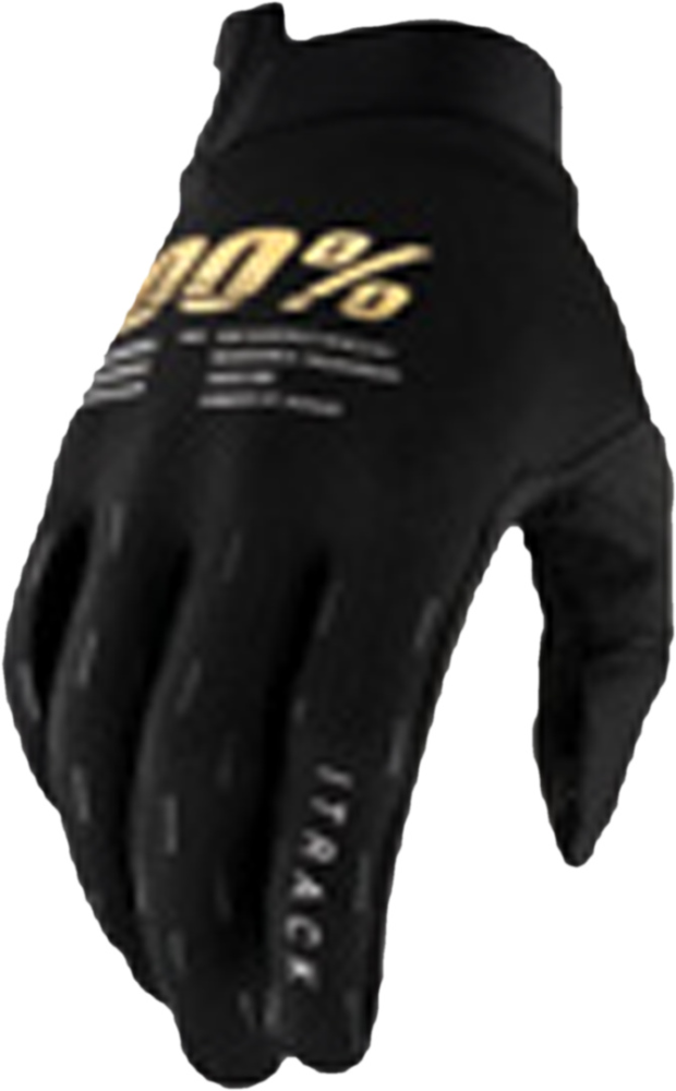 100percent Itrack Gloves - Black L