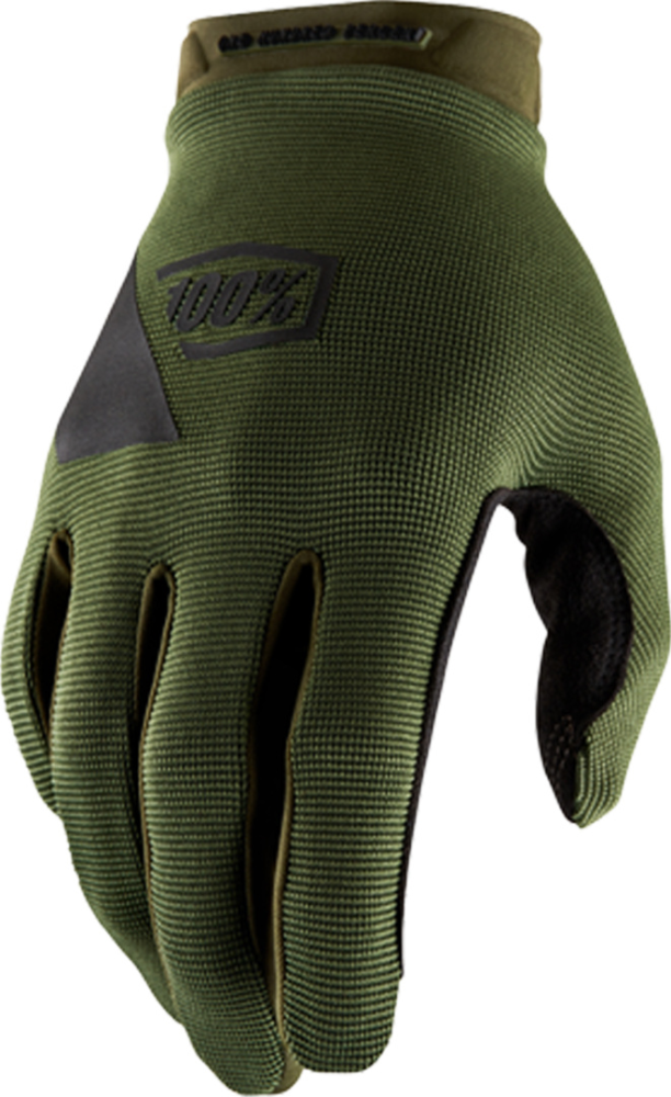 100percent Handschuhe Ridecamp army-schwarz L
