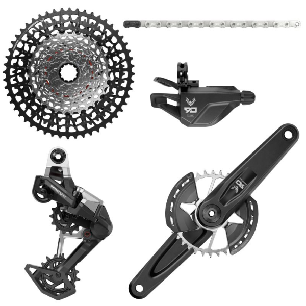 SRAM Eagle 90 T-Type Groupset 170 32Z RD, Trigger, Kette, Kassette