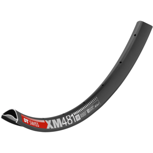 DT Swiss Felge XM 481 29 Disc 32 Loch, schwarz, 525g 30mm incl. Nippel