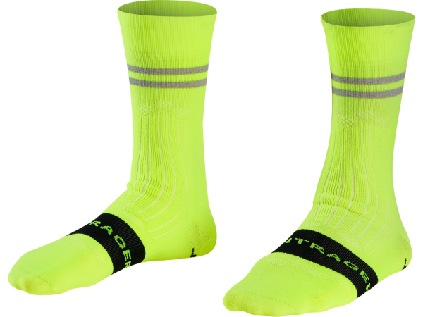 BONTRAGER Sock Velocis Crew XLarge (44-46)Radioactive Yellow