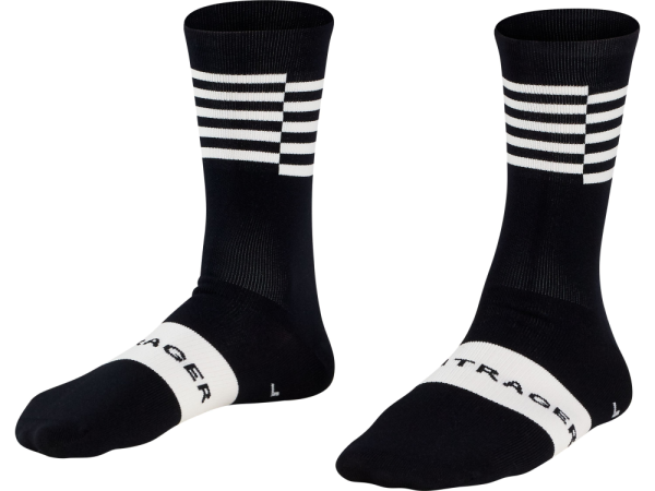 BONTRAGER Socke Race Crew M (39 - 40) Black/White
