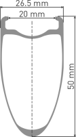 DT Swiss ARC 1400 DICUT Laufrad 700C CL 50 142/12mm HG XDR