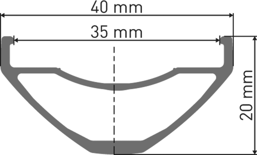 DT Swiss H 1900 SPLINE Laufrad 29" CL 35 110/15mm