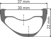 DT Swiss HXC 1200 SPLINE Laufrad 27.5" IS 30 148/12mm MS XD
