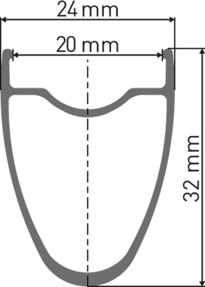 DT Swiss RR 521 Felge DB 700c 20 24L