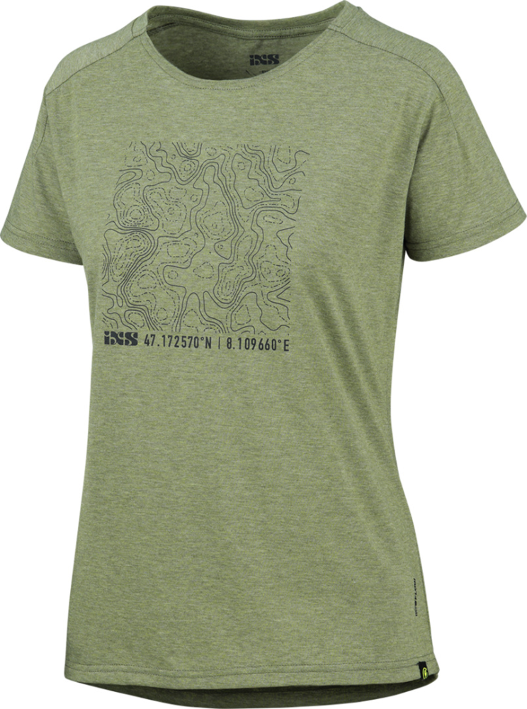 IXS Kids Flow Contour Tech Tee olive KM