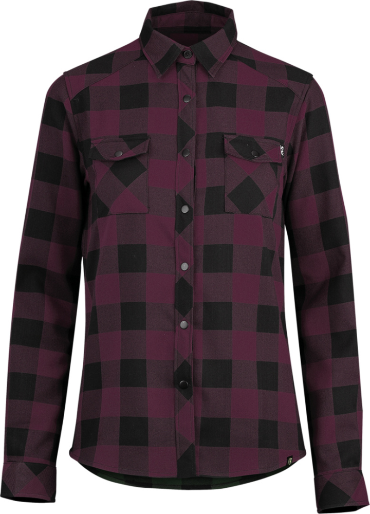 IXS Women's Carve Digger Shirt raisin-schwarz 42