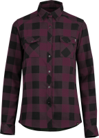 IXS Women's Carve Digger Shirt raisin-schwarz 42
