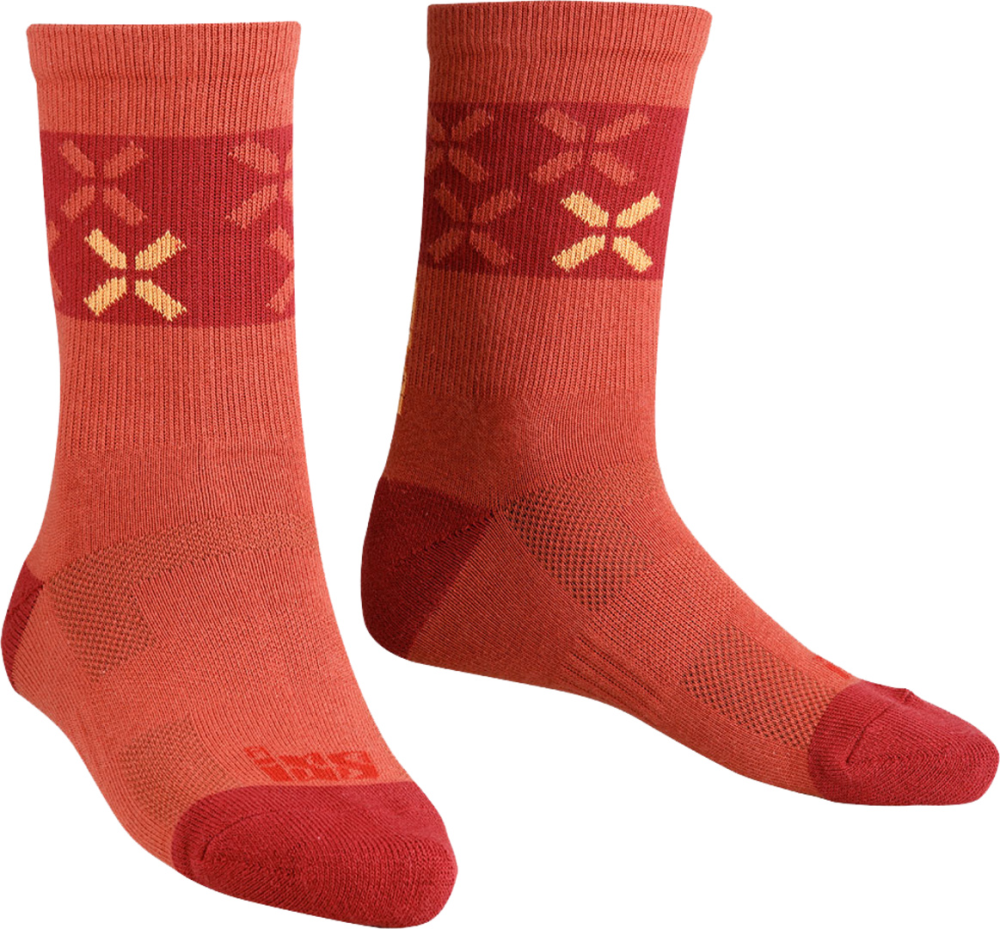 IXS Socken 2.0 mars-dark red M