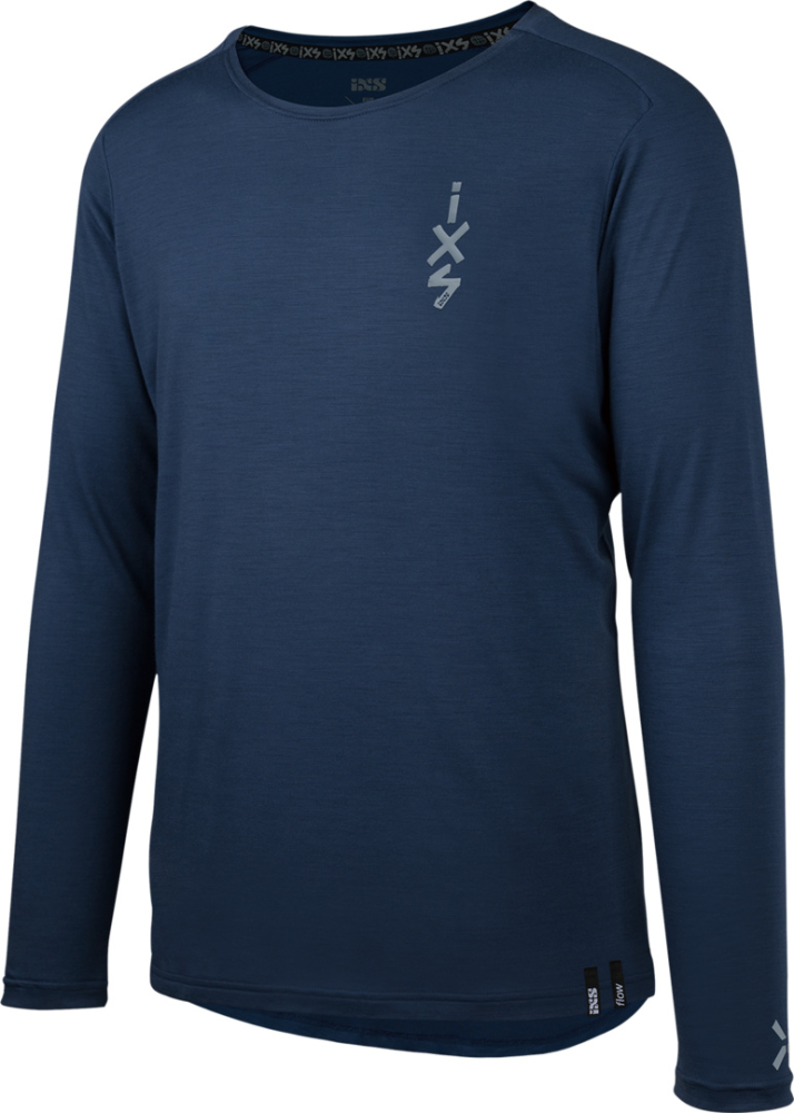 IXS Flow Merino Langarm Jersey marine XL