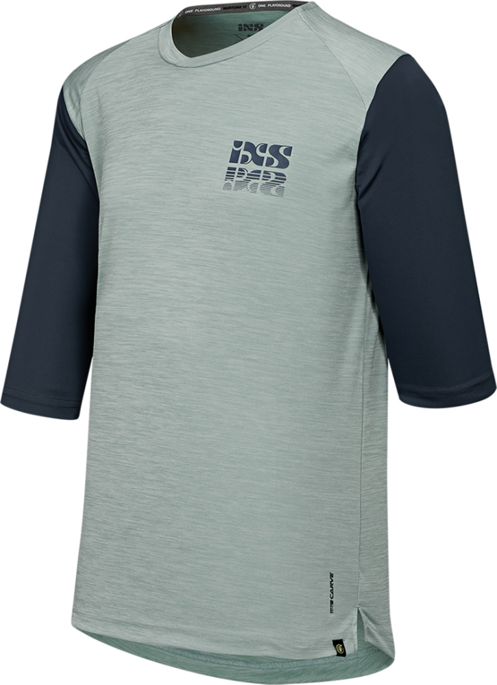 IXS Carve X Jersey jade-solid marine L