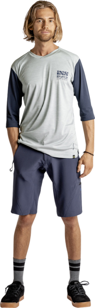 IXS Carve X Jersey jade-solid marine L