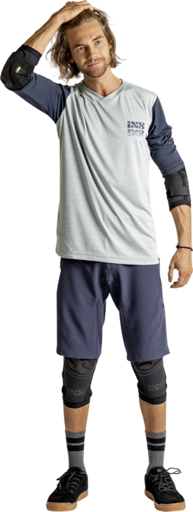 IXS Carve X Jersey jade-solid marine L