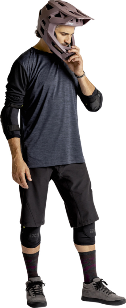 IXS Carve X Jersey schwarz-solid schwarz XL