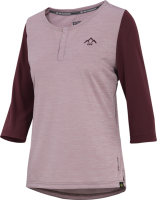 IXS Women's Carve X 3/4 Henley taupe-raisin 44
