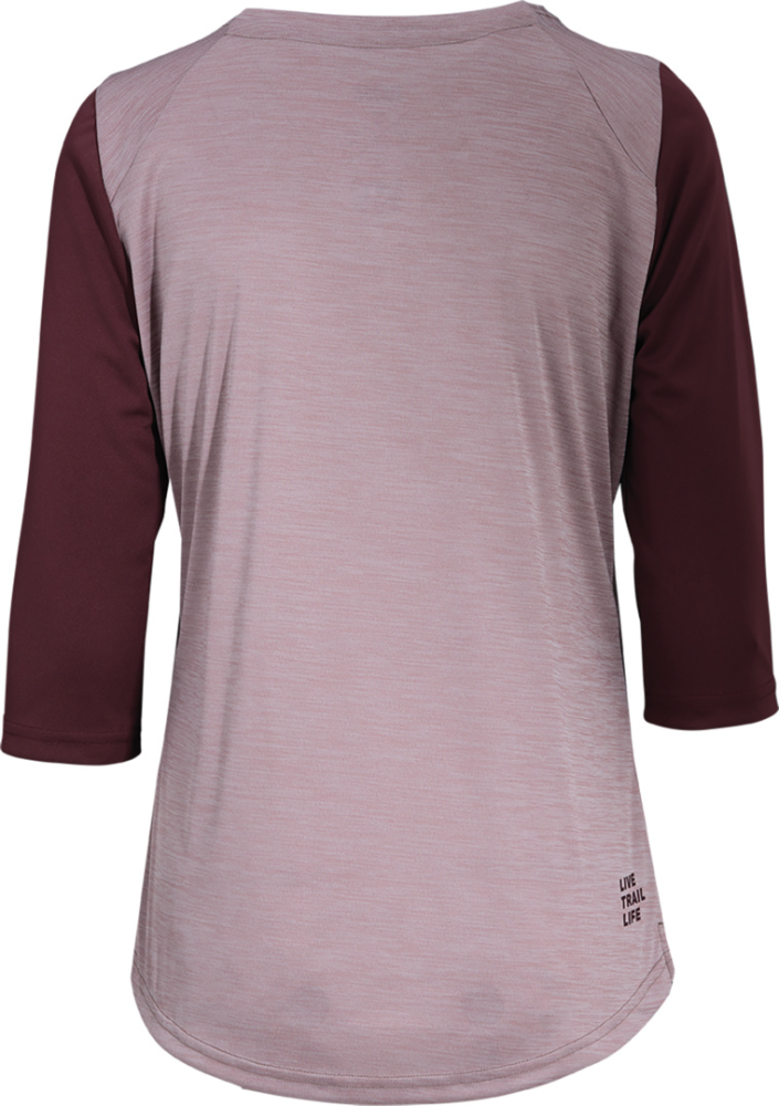 IXS Women's Carve X 3/4 Henley taupe-raisin 44