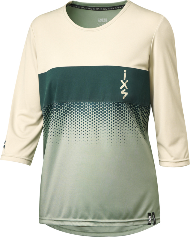 IXS Damen Carve 1.0 3/4 Jersey sand-sage 44
