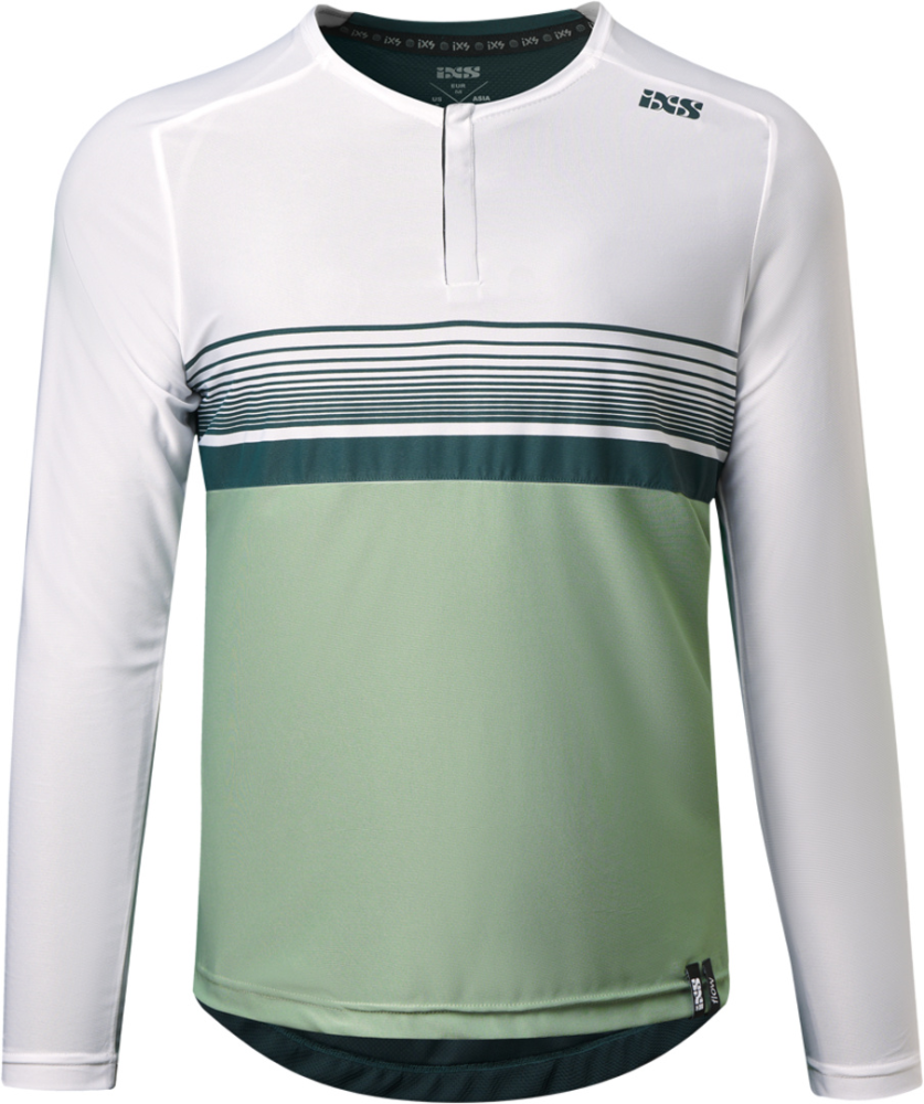 IXS Flow Lite 1.0 Henley weiss-sage S