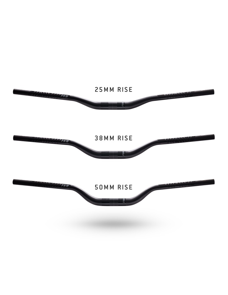 PNW Lenker, RANGE HANDLEBAR GEN 4, 800mm Breite, 35mm Durchmesser, 38mm Rise, grau - CEMENT GREY