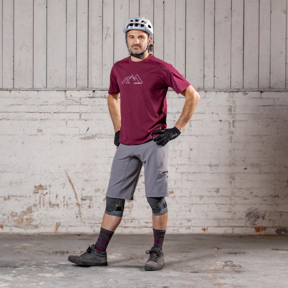 IXS Flow Getoutandplay Tech Tee raisin XXL