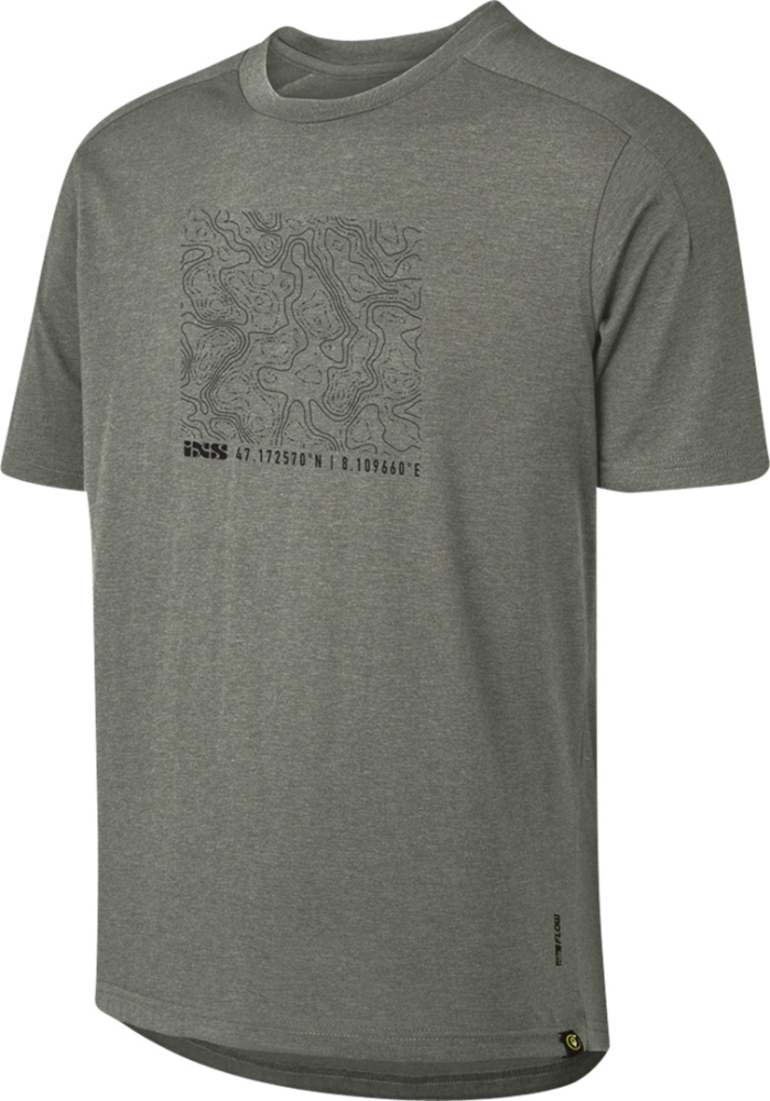 IXS FlowTech Kids Tee (contour) graphite KM