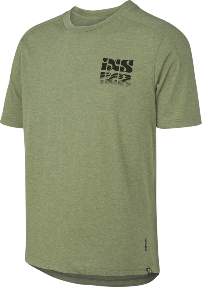 IXS FlowTech Kids Tee (mirror) olive KS (Kinder S)