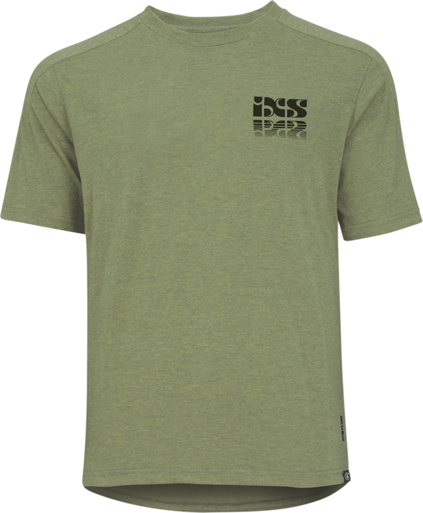 IXS FlowTech Kids Tee (mirror) olive KS (Kinder S)