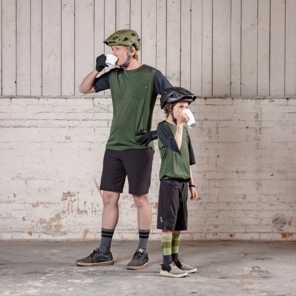 IXS Flow X Kids Jersey olive KS (Kinder S)