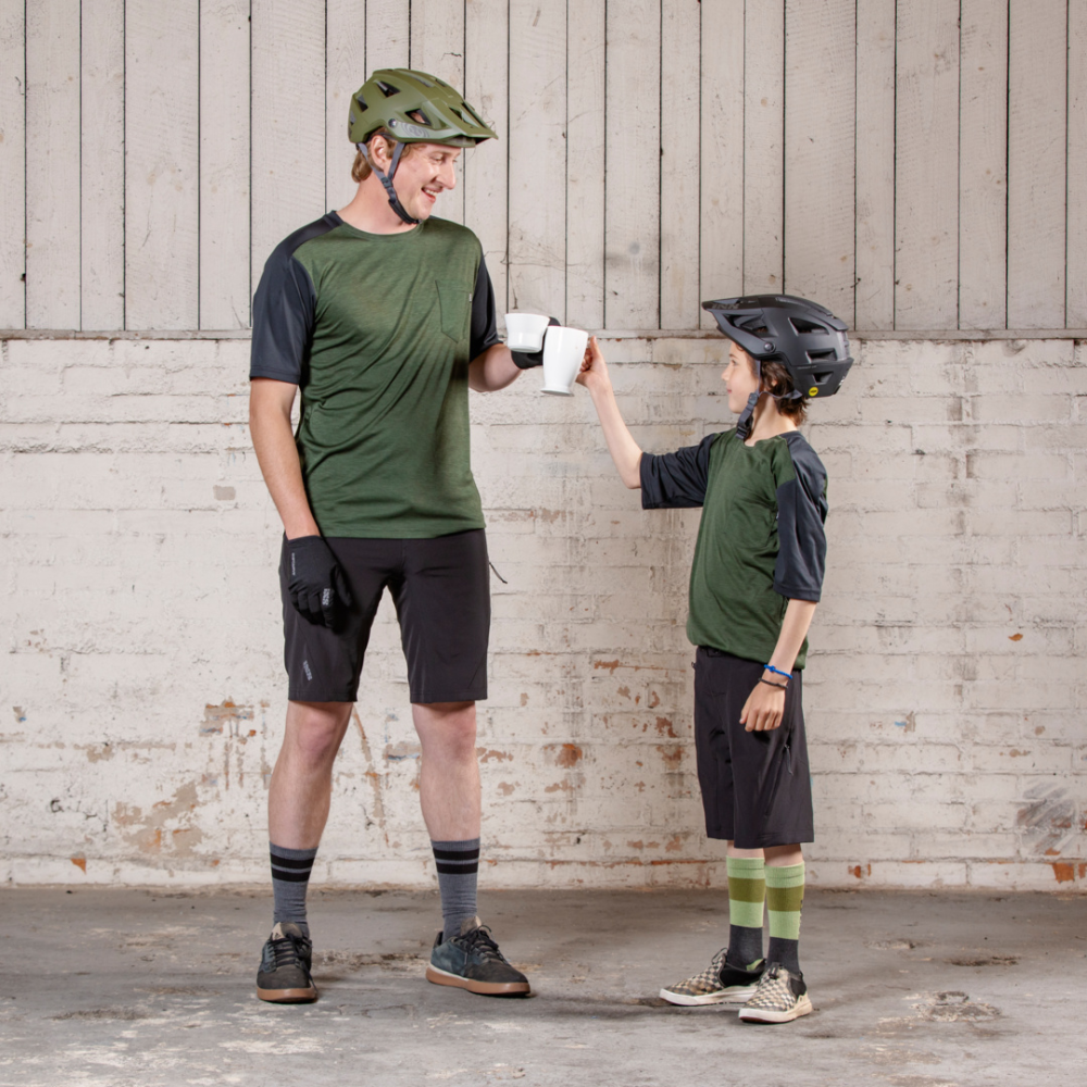 IXS Flow X Kids Jersey olive KS (Kinder S)