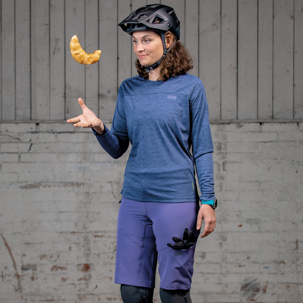 IXS Flow X Women long sleeve jersey grape 40