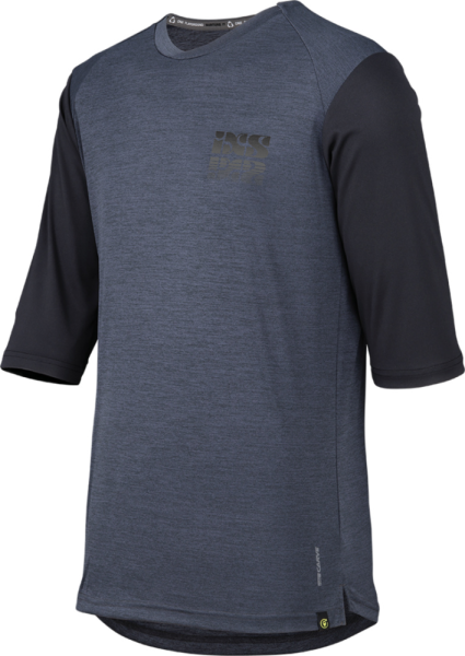 IXS Kids Carve X Jersey schwarz-solid black K