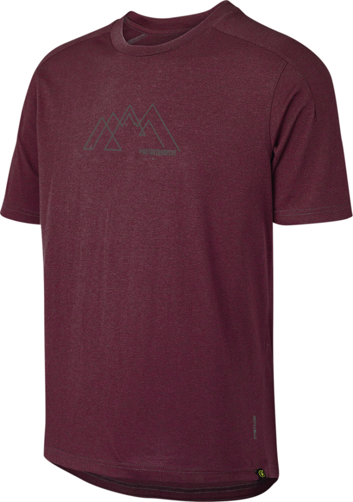 IXS Kids Flow Getoutandplay Tech Tee raisin KL