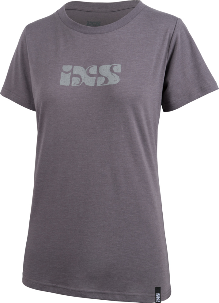 IXS Damen Brand Organic 2.0 Tee dirty purple 38