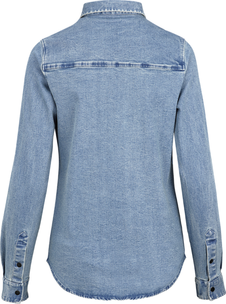 IXS Women' s Carve Digger Organic Shirt washed blue 38