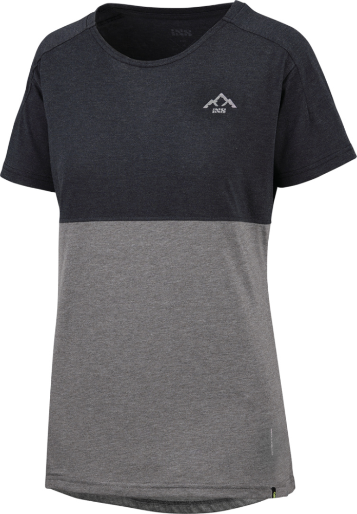 IXS Women' s Flow Mountain Tech Tee schwarz-graphite 40