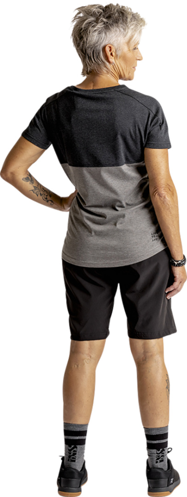 IXS Women' s Flow Mountain Tech Tee schwarz-graphite 40