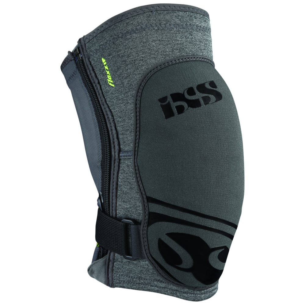 IXS Flow Zip Knieschützer grau L
