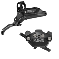 SRAM Maven Silver Stealth, Alu, 4-Kolben Mineral Oil, Rear 2000mm, Black, A1