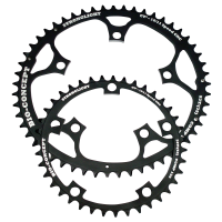 Stronglight Kettenblatt,TYPE S, 110,5083, 40, silver, 10/9 Speeds,CSA,Double in, 5 arms