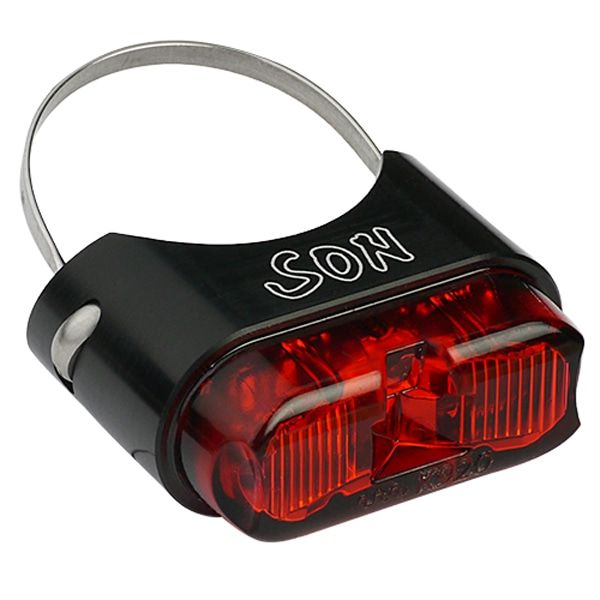 SON Rücklicht Sattelstütze DC schwarz/rot DC