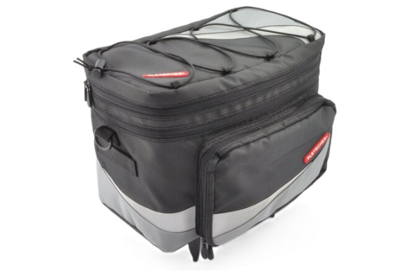 Pletscher Gepäckträgertasche Basilea mit 3-Punkte Adapter schwarz