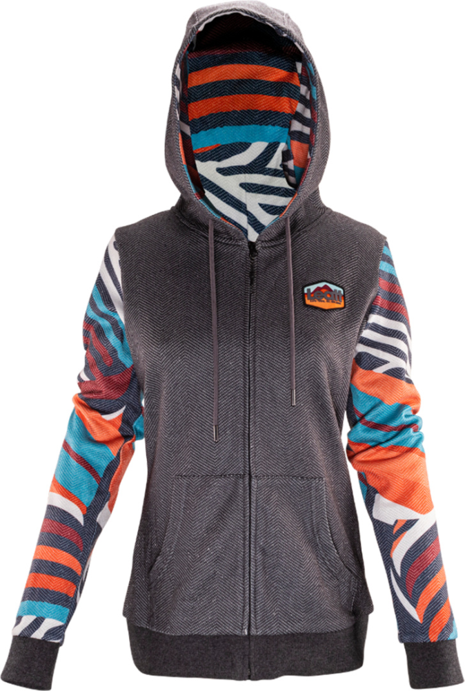 Leatt Premium Women Zip-Hoodie stripes XL